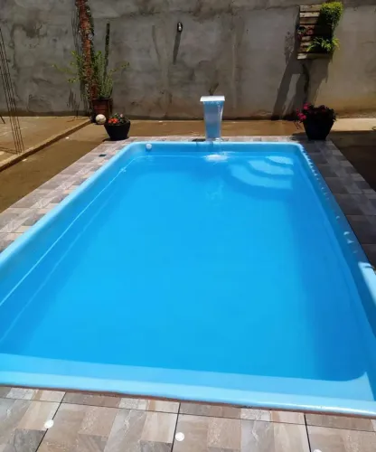 Piscina 6 mts com hidromassagem 