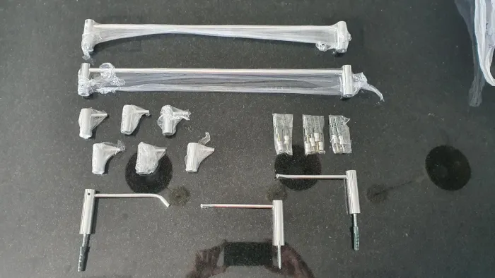 Kit de acessórios para banheiro cromado