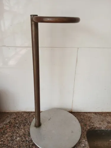 Antigo porta coador café metal