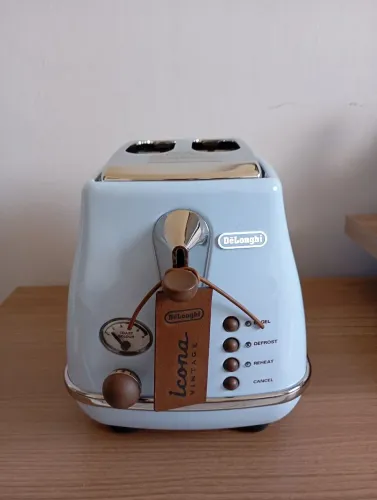 Torradeira Delonghi Icona Vintage Azul 127V