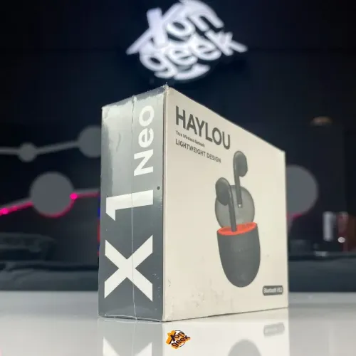 Fone Haylou X1 NEO Preto | Xiaomi | Bluetooth 5.3, som Nítido e Design Moderno! - Lacrado!