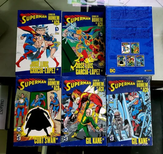 HQs Superman - Lendas do Homem de Aço + poster 