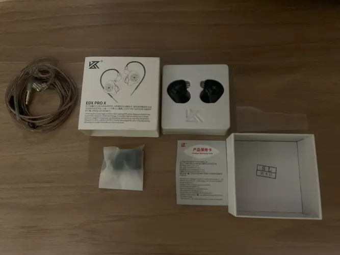 Fone de ouvido KZ EDX Pro X na caixa novo sem uso