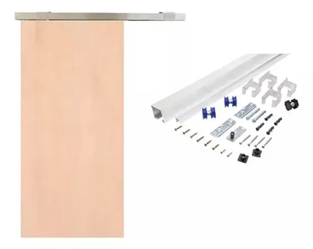 PORTA CRUA + KIT TRILHO SIMPLES