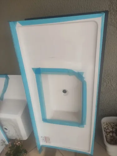 Pia em Cerâmica BR 1.50x55