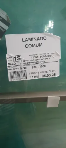 Vidros laminados novos