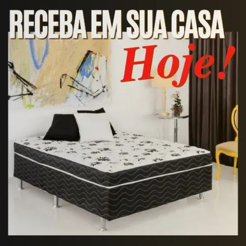Cama Box Casal 138cm _ Receba Hoje