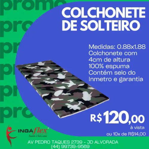 PROMOÇÃO - COLCHONETE DE SOLTEIRO!!