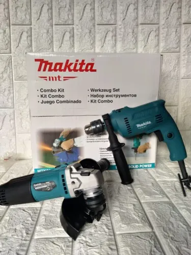 Kit Makita- Furadeira 500W e Esmerilhadeira 600W