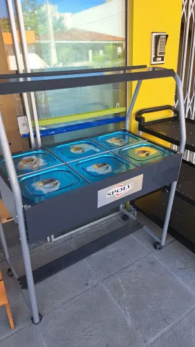 A. buffet 6 cubas inox