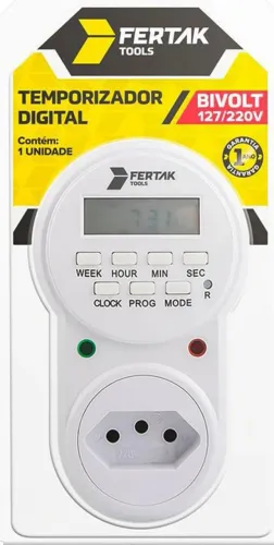 Timer Digital Bivolt 60htz FERTAK