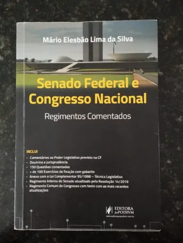 Livro: Senado Federal e Congresso Nacional - Regimentos internos