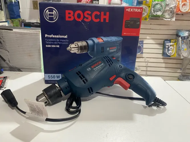 Furadeira de Impacto Bosch GSB 550 RE 550W