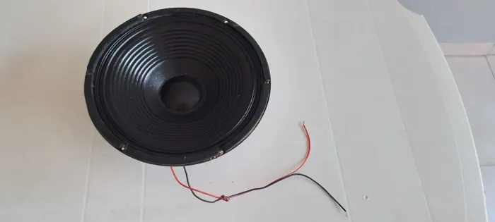 Medio grave d 12 d 300rms troco em peças d som etc