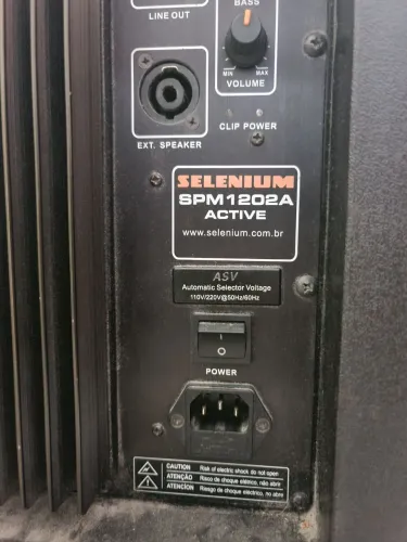 Caixa de Som JBL Selenium SPM1202A Active o par 