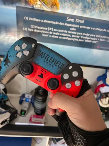 Controle PS5 Personalizado Battlefield 2042