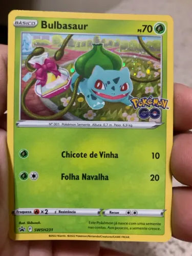 Carta Pokémon Bulbasaur GO