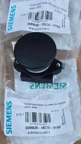 Botao cogumelo impulso preto Siemens