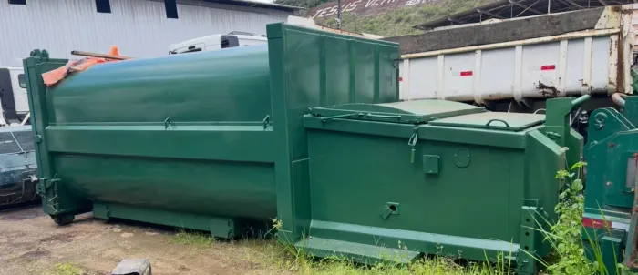 Compactador de lixo estacionário 17m3