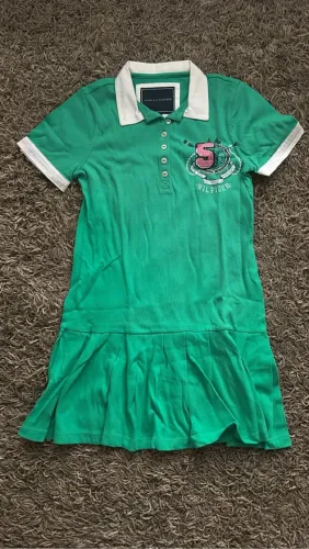 Vestido Polo Tommy Hilfiger Verde 16