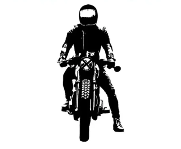 Motoqueiro, disponível.