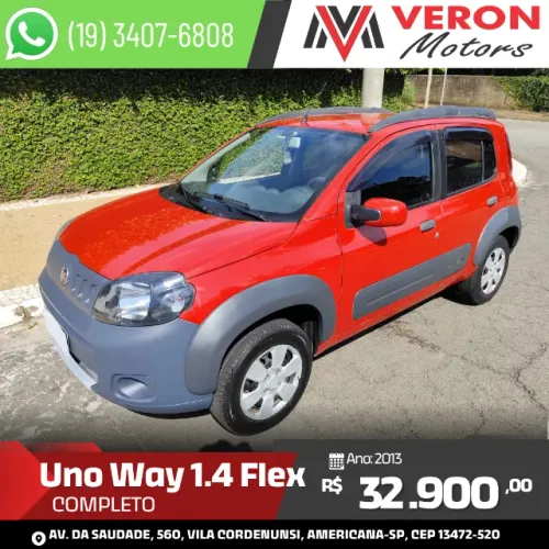 Fiat Uno WAY 1.4 EVO Fire Flex 8V 5P 2013