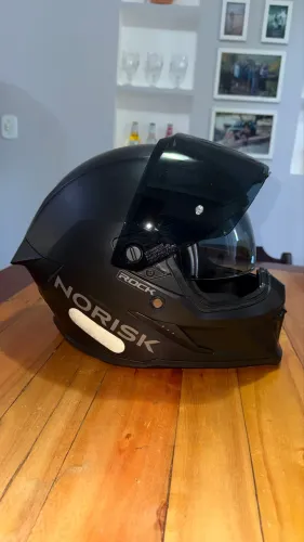 CAPACETE NORISK ROCKS PRETO ? TAMANHO 62