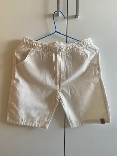 Bermudas de linho adolescente