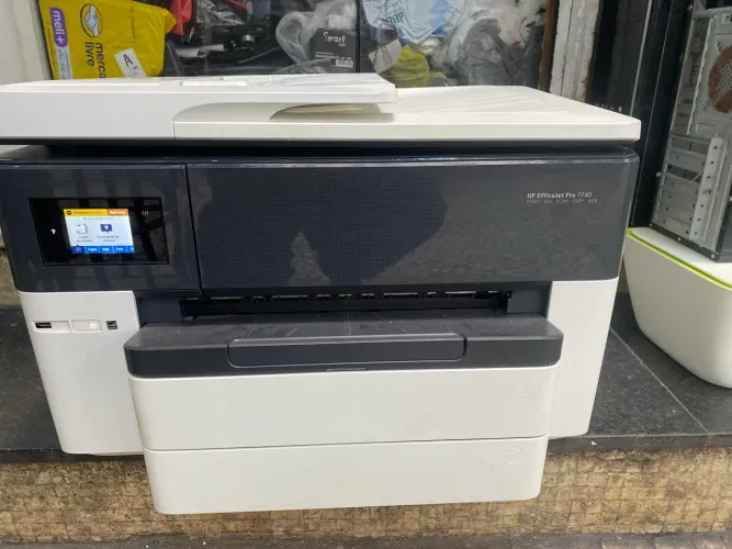 HP OFFICEJET PRO 7740 COM PROBLEMAS NO CARTUCHO