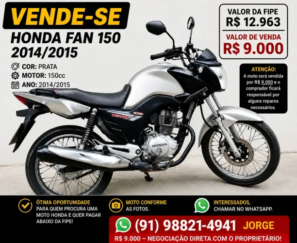 Moto Honda Fan
