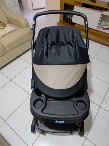 Carrinho de Bebê Burigotto AT6K Black/Bege - Ótimo Estado!