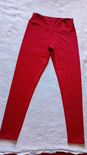 calça de jinastica laycra vermelha 