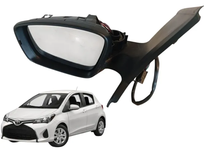 Retrovisor Esquerdo Toyota Yaris 2016 a 2023 Original