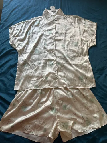 Pijama Pilé Bloom TAM GR bege