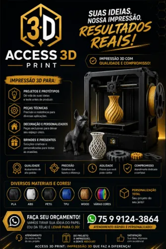 Modelagem e Impressão 3D
