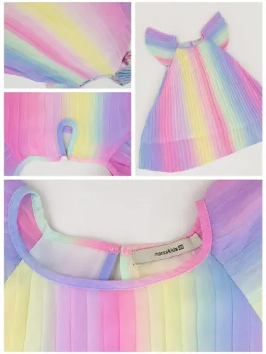 Vestido infantil colorido - Tamanho 6. Marisa