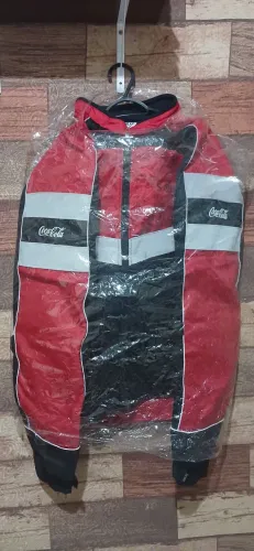 Jaqueta motoqueiro coca-cola
