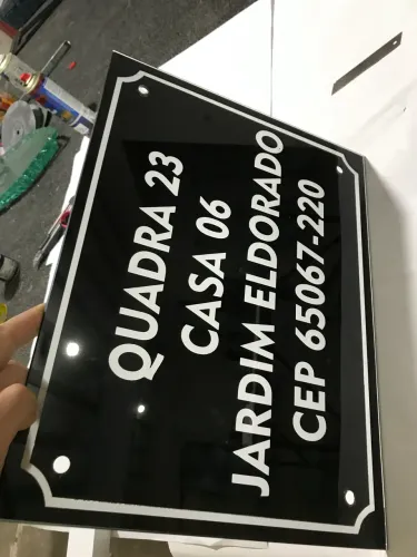 PLACAS DE ENDEREÇO