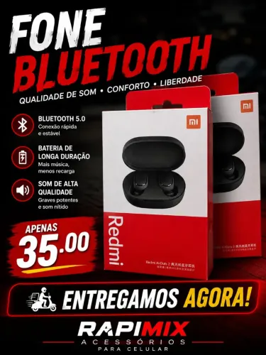 fone de ouvido bluetooth