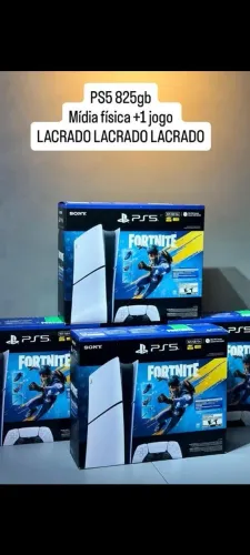 Playstation 5 825gb lacrado +1 jogo