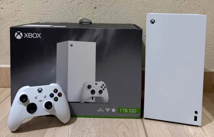 Xbox series X 1TB edição digital completo na caixa 