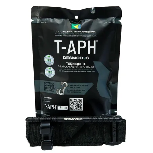 Kit Torniquete T-APH + Porta Torniquete Semirrígido DESMODUS