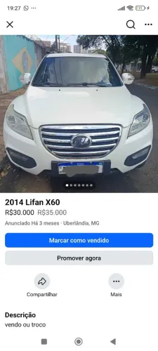 Lifan X60 1.8 16V 128cv 5P Mec. 2015