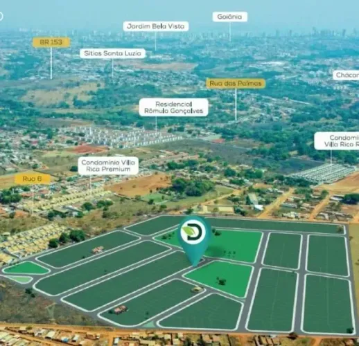 Loteamento deville em Setor Franco - Aparecida de Goiânia - GO