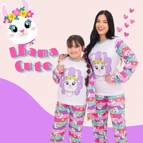 Pijama Infantil menina longo tamanho 8