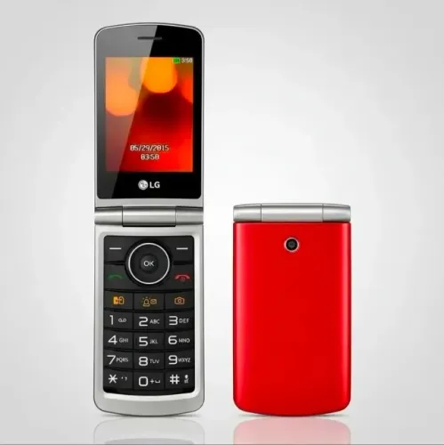 LG G360 Celular P/ Radio Telefone Dois Chip Cor Vermelho