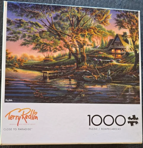 Quebra-cabeça Buffalo Terry Redlin Close to Paradise 1000 peças importado