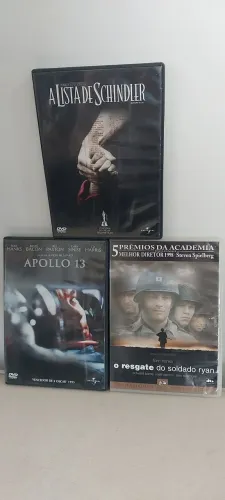 KIT DVD Clássicos - Soldado Ryan / Apollo 13 / Schindler