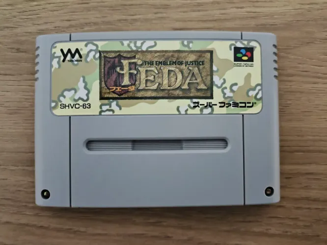 Feda: The Emblem of Justice Super Nintendo SNES SFC Famicom Original