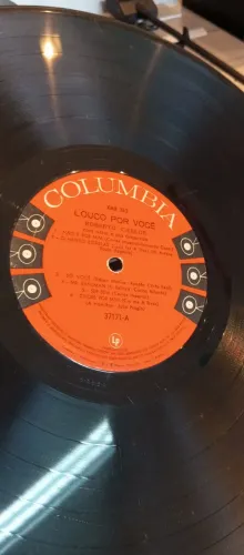 Lp Vinil Roberto Carlos Louco Por Você Sem Capa 